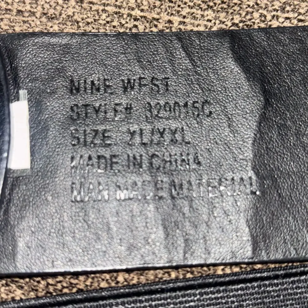 Nine West Women’s Stretchy Wide Belt 36”-40” XL XXL